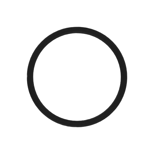Black rubber O-ring seal for machinery or tool maintenance, designed for durable and reliable sealing performance.