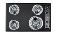 30" Wide 4-Burner Coil Cooktop