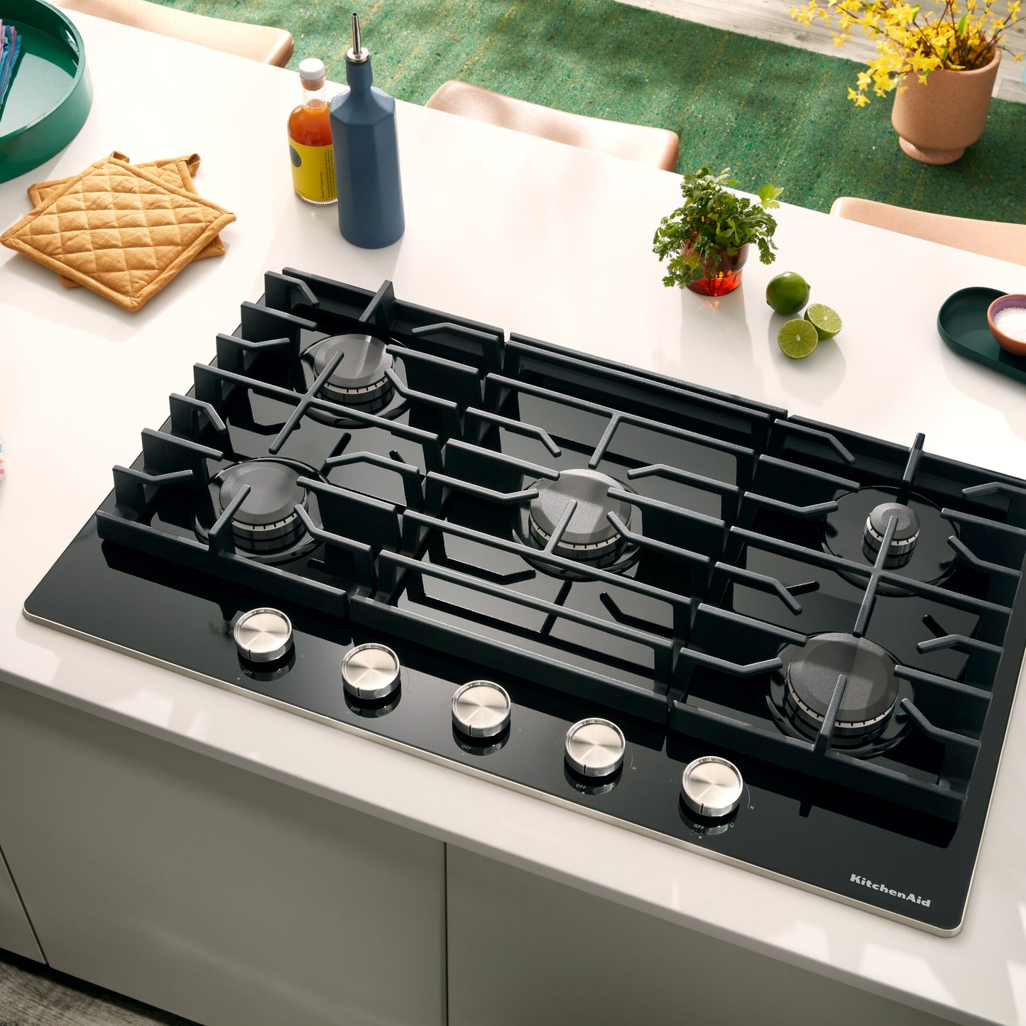 36" Gas-on-Glass Cooktop