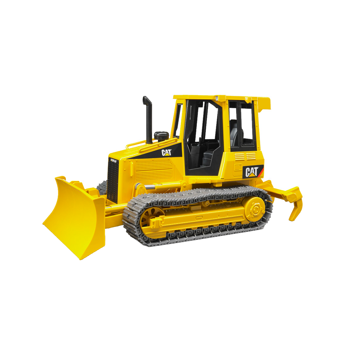 Yellow Bruder Caterpillar toy tractor with black tracks and detailed cab from Vehicles & Remote Controlled Toys collection