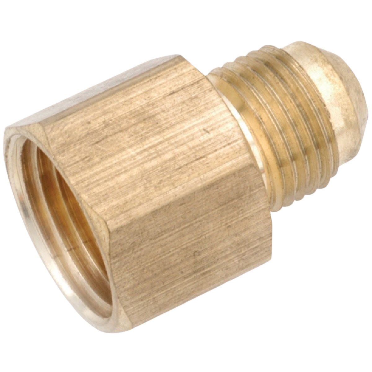 Brass low lead female flare connector with threaded ends for plumbing in Pipes & Fittings and Under $50 collections