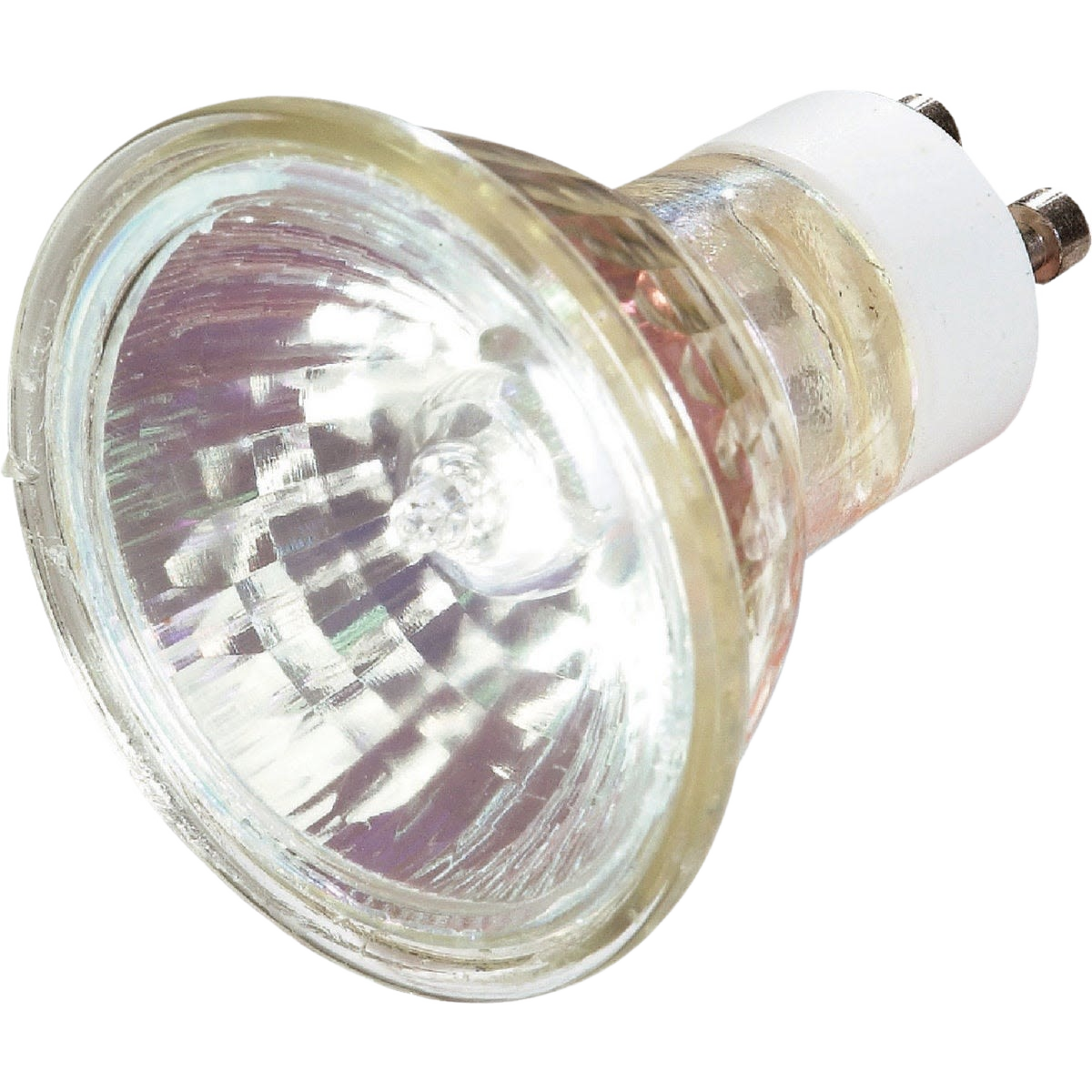 Clear halogen floodlight bulb with GU10 base for lighting and electrical home improvement projects under $50 collection