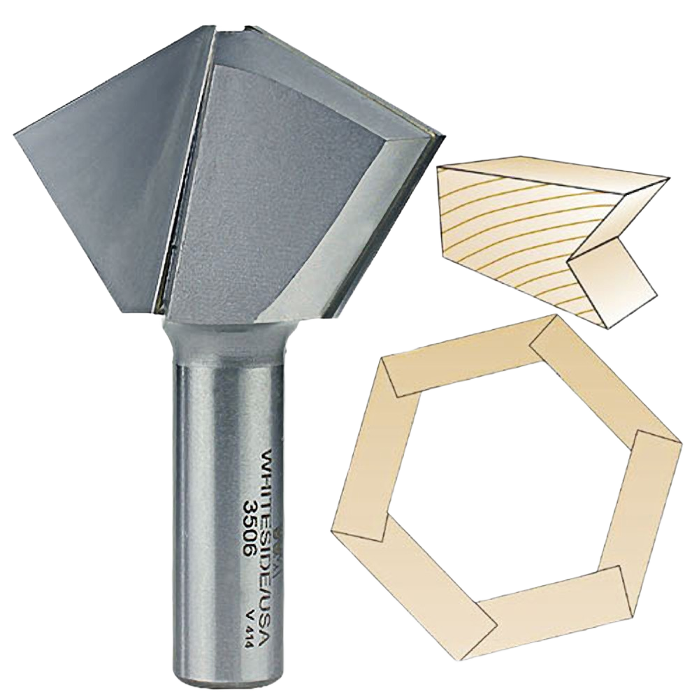Multi-sided woodworking bit for precise joints in home improvement projects, featured in drill bits and tool accessories under $100 collection
