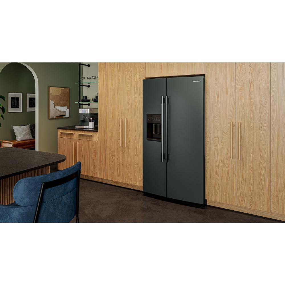 20.8 Cu. Ft. Counter-Depth Side-by-Side Refrigerator with Exterior Ice and Water Dispenser in Juniper