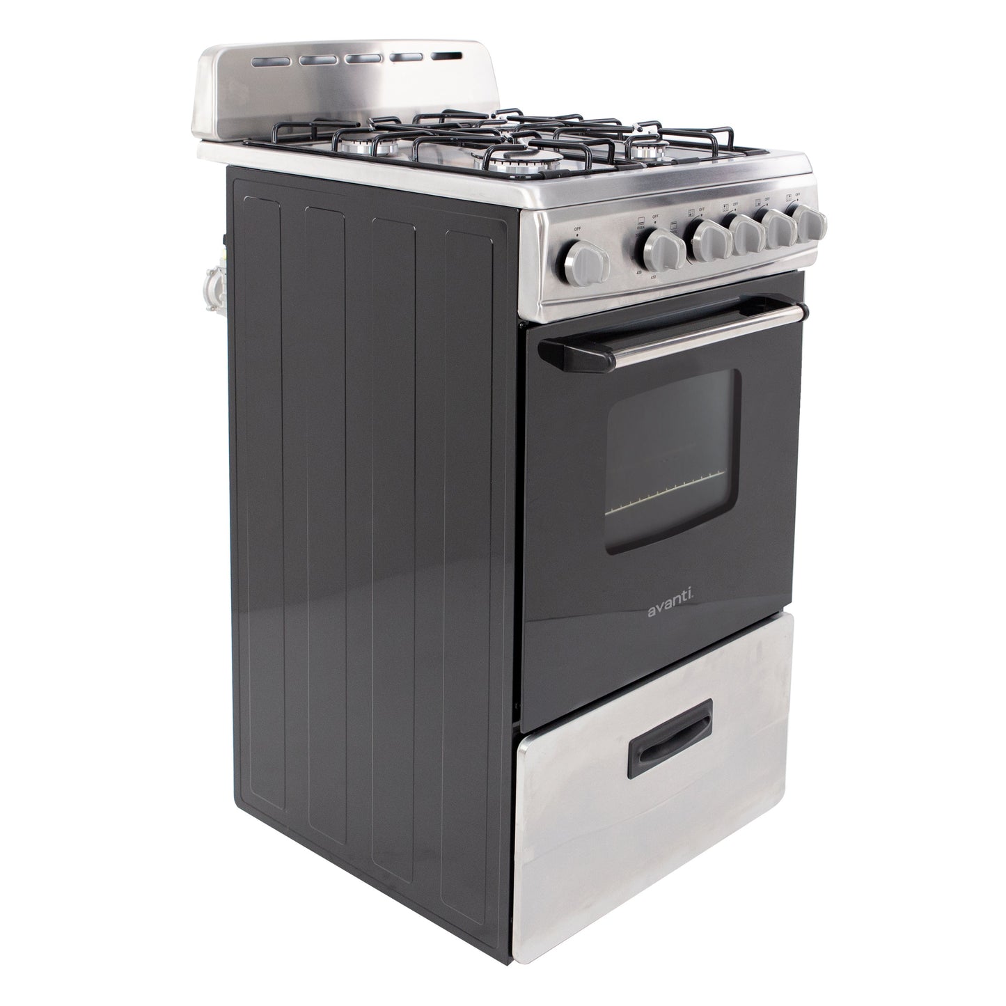 Avanti 20" Compact Gas Range Oven - Stainless Steel