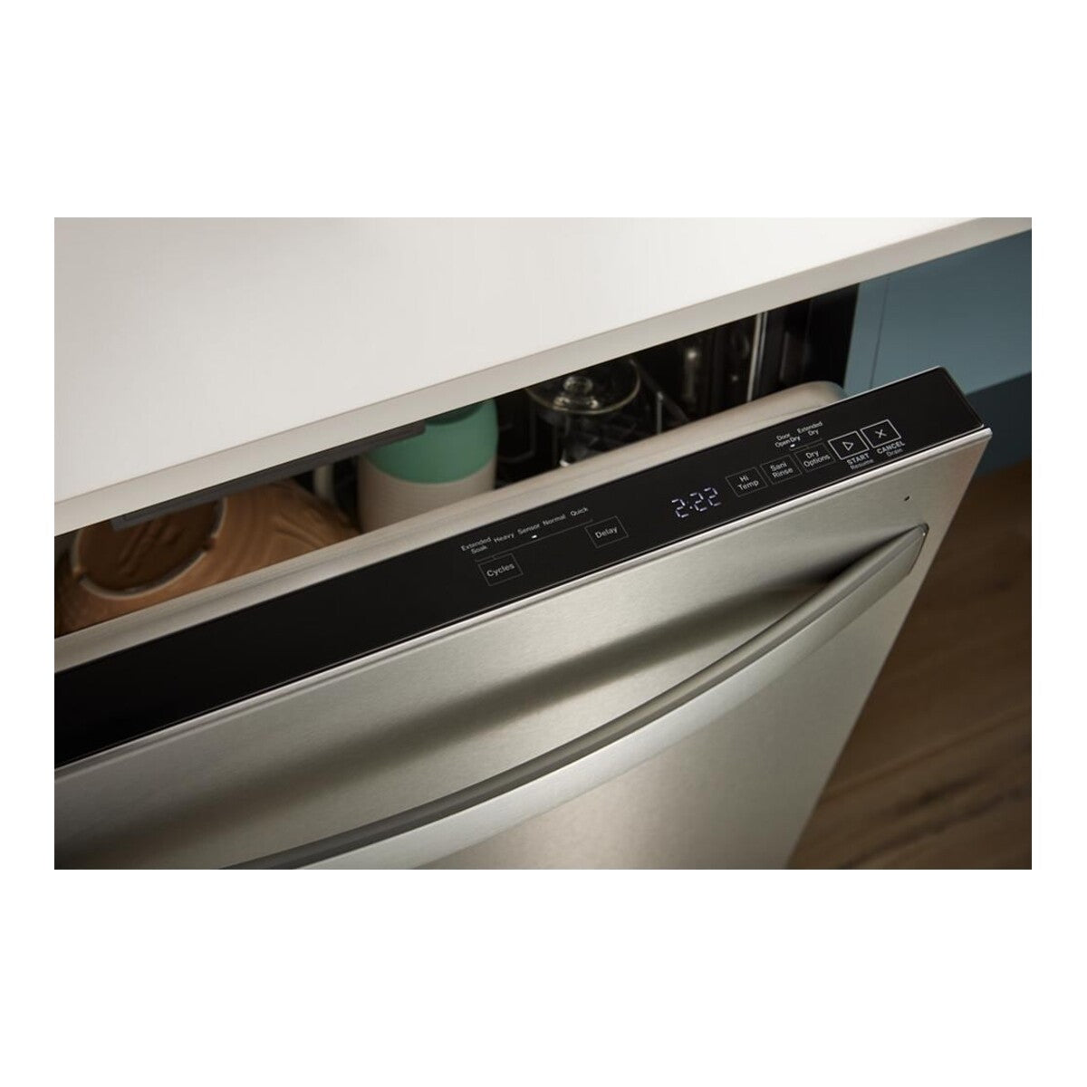 44 dBA ADA Compliant Dishwasher Flush with Cabinets with 3rd Rack