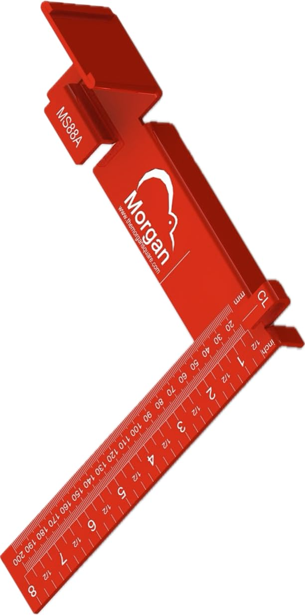 Kiwi Vision Morgan Square 8" x 8" Aluminum Square, Red
