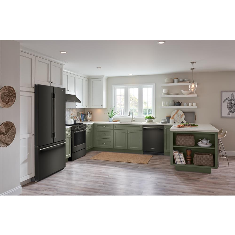 24 Cu. Ft. 36-Inch Counter-Depth French Door Refrigerator with Internal Water Dispenser in Black Ore