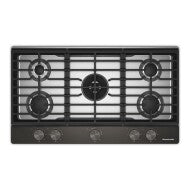 KitchenAid® 36 in. Gas Cooktop with 5 Burners and Integrated Wok Grate