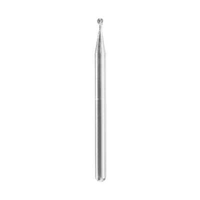 Precision metal rotary tool accessory with a small diamond tip for detailed carving and engraving in tool collections