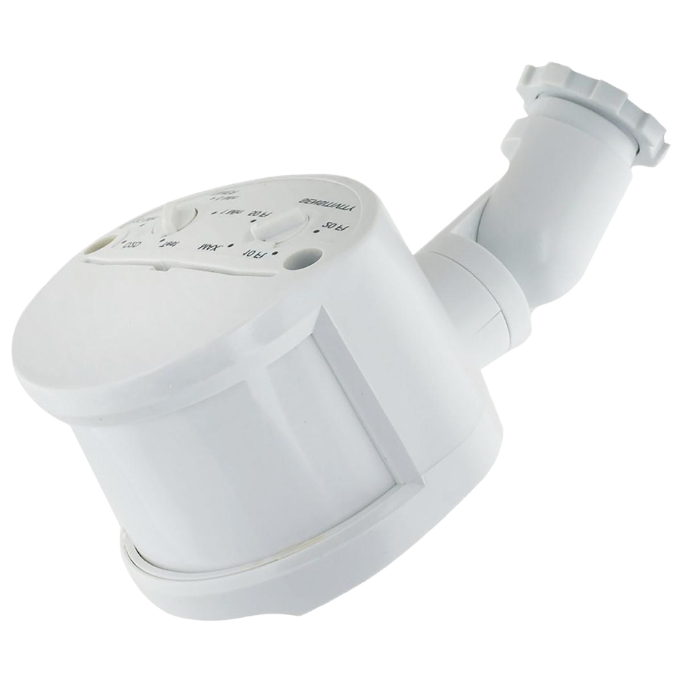 Satco White LED Security Light with Motion Sensor – Hartville Hardware