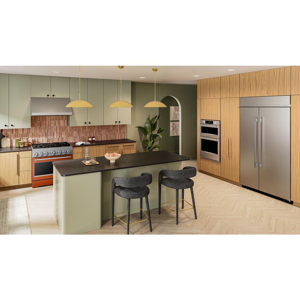 36-Inch 6 Burner Commercial-Style Dual Fuel Range with No Preheat Air Fry Mode