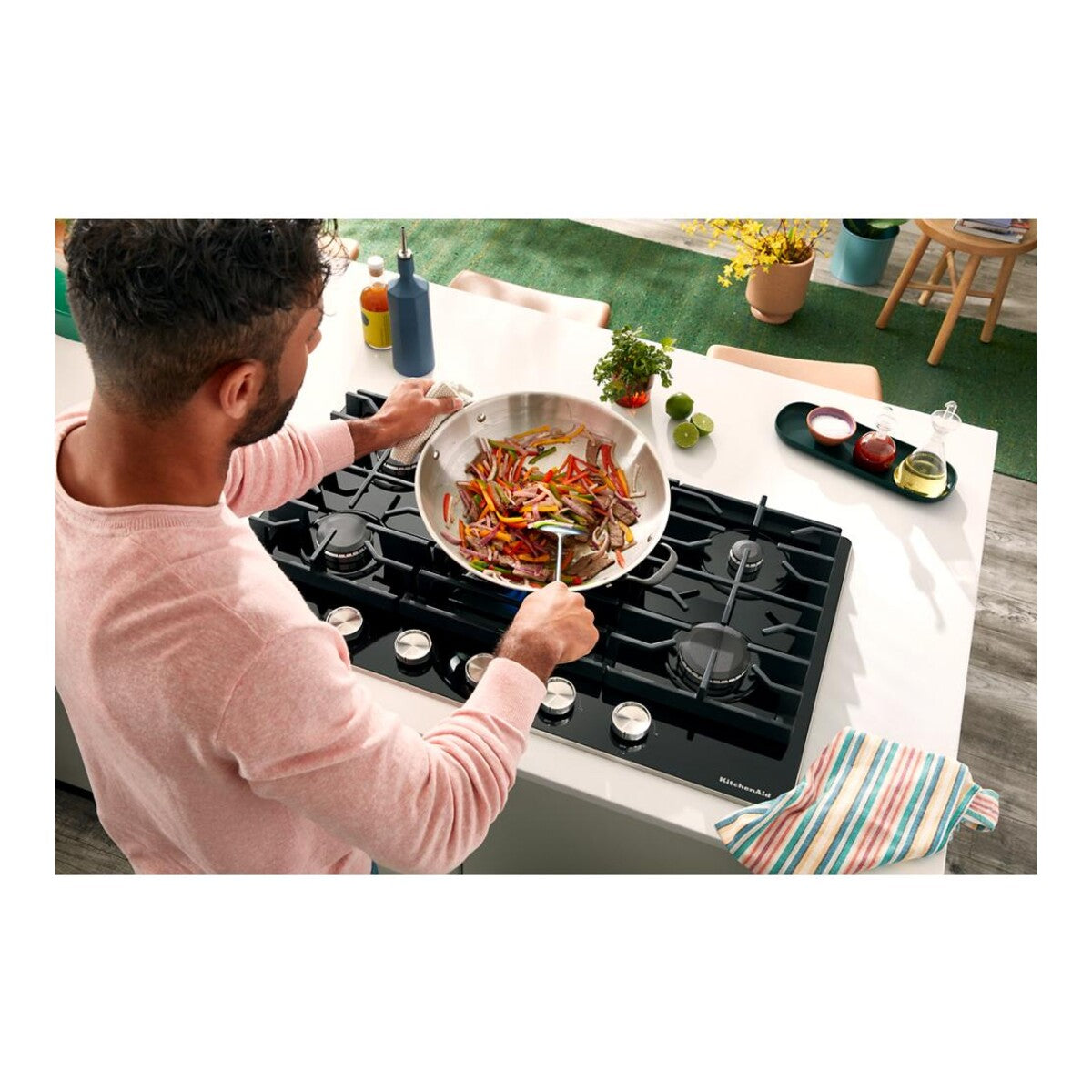 30" Gas-on-Glass Cooktop