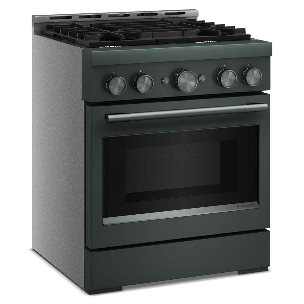 KitchenAid® 30-Inch 4 Burner Commercial-Style Gas Range with No Preheat Air Fry Mode
