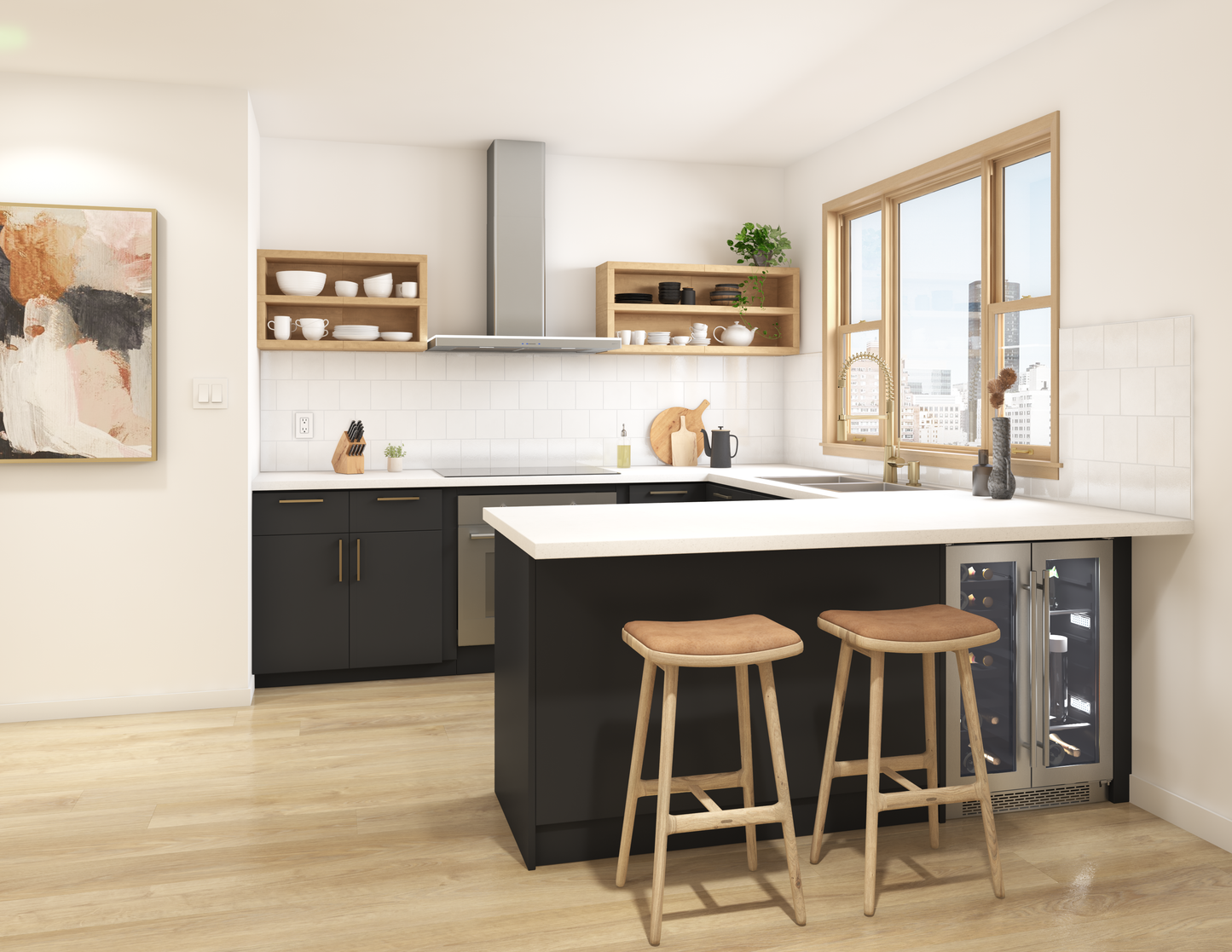 Luce Chimney Hood 30" LED 600 CFM ACT