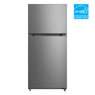 Element Electronics 18.1 cu. ft. Top Freezer Refrigerator - Stainless Steel, ENERGY STAR (ERT18CSES)