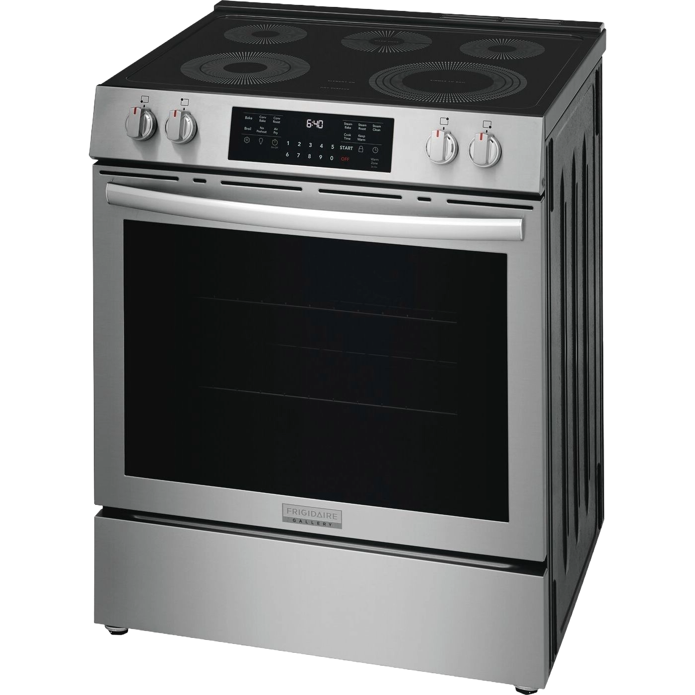 30" Front Control Electric Range with Total Convection