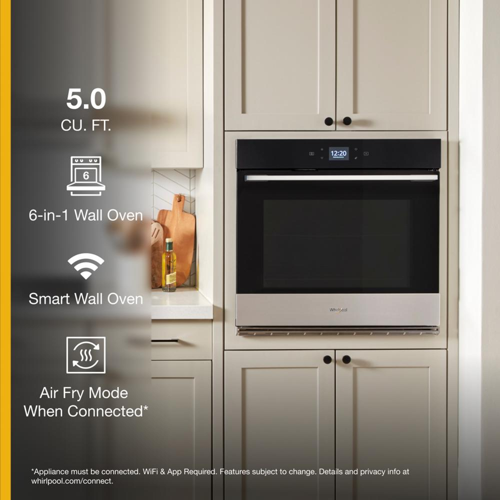 5.0 Cu. Ft. Single Wall Oven with Air Fry When Connected