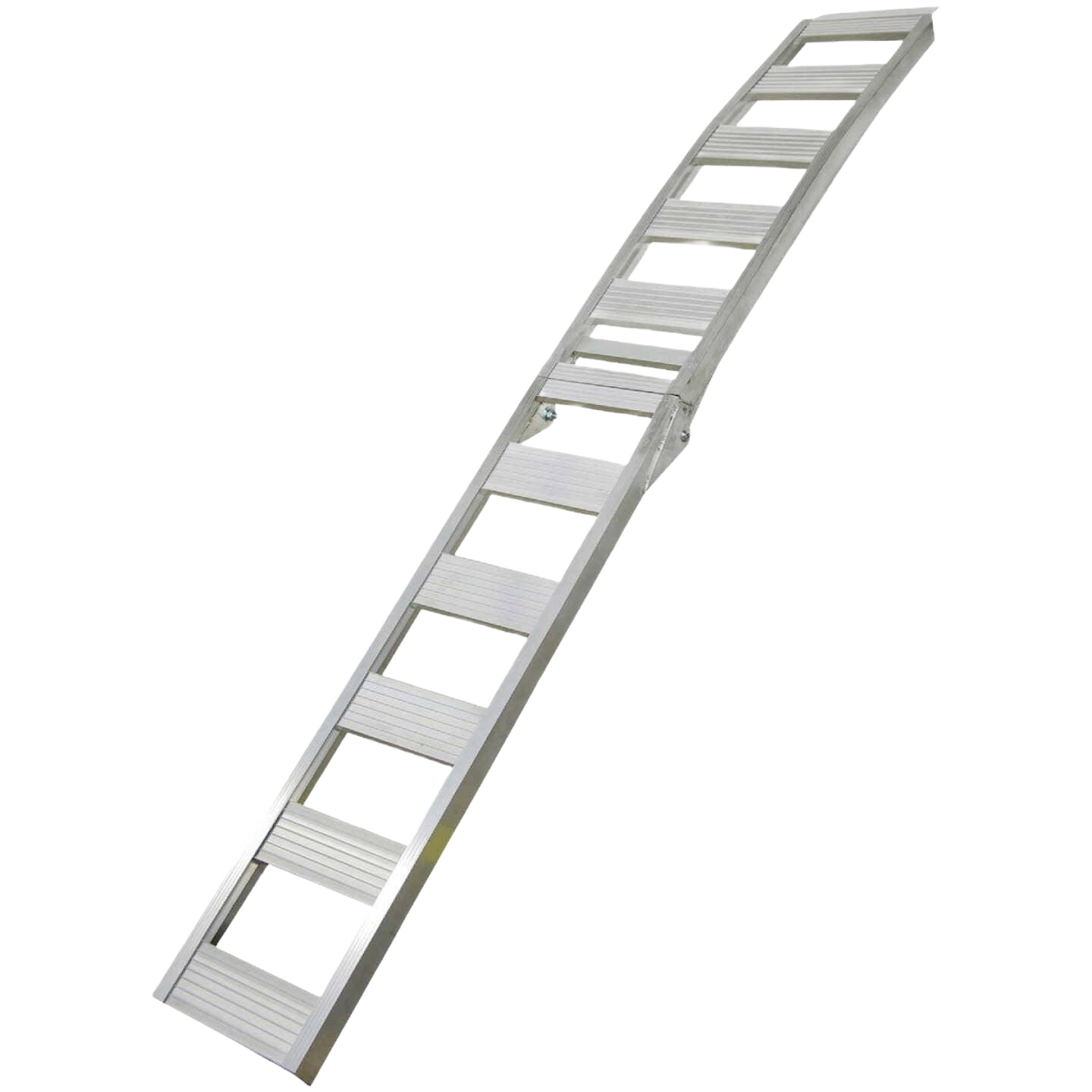 Lightweight aluminum folding arched ramp designed for loading with durable construction in tool and power tool accessories collections