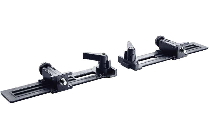 Black precision cross stop tool for woodworking and power tool accessories in home improvement collection