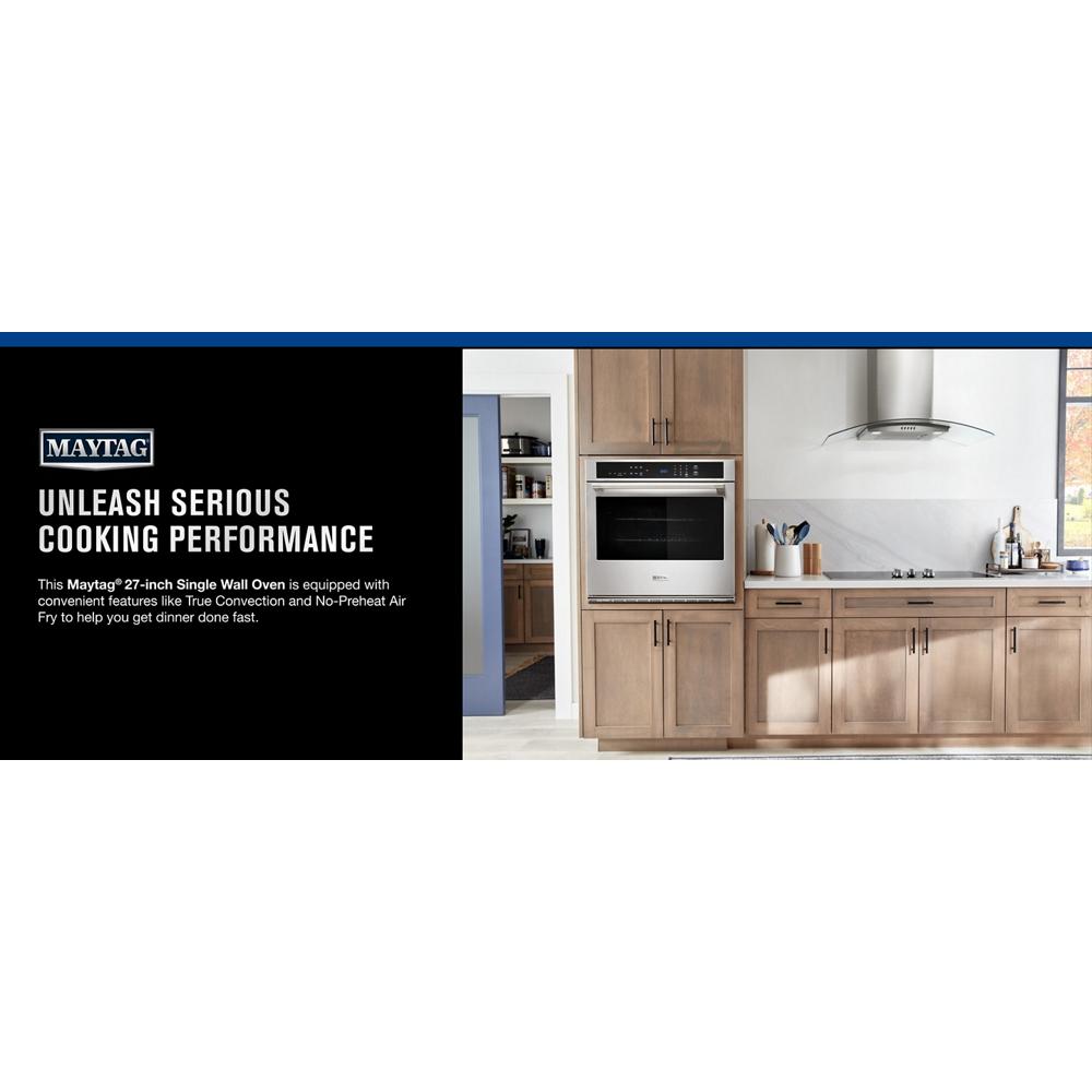 27-inch Single Wall Oven with Air Fry and Basket - 4.3 cu. ft.