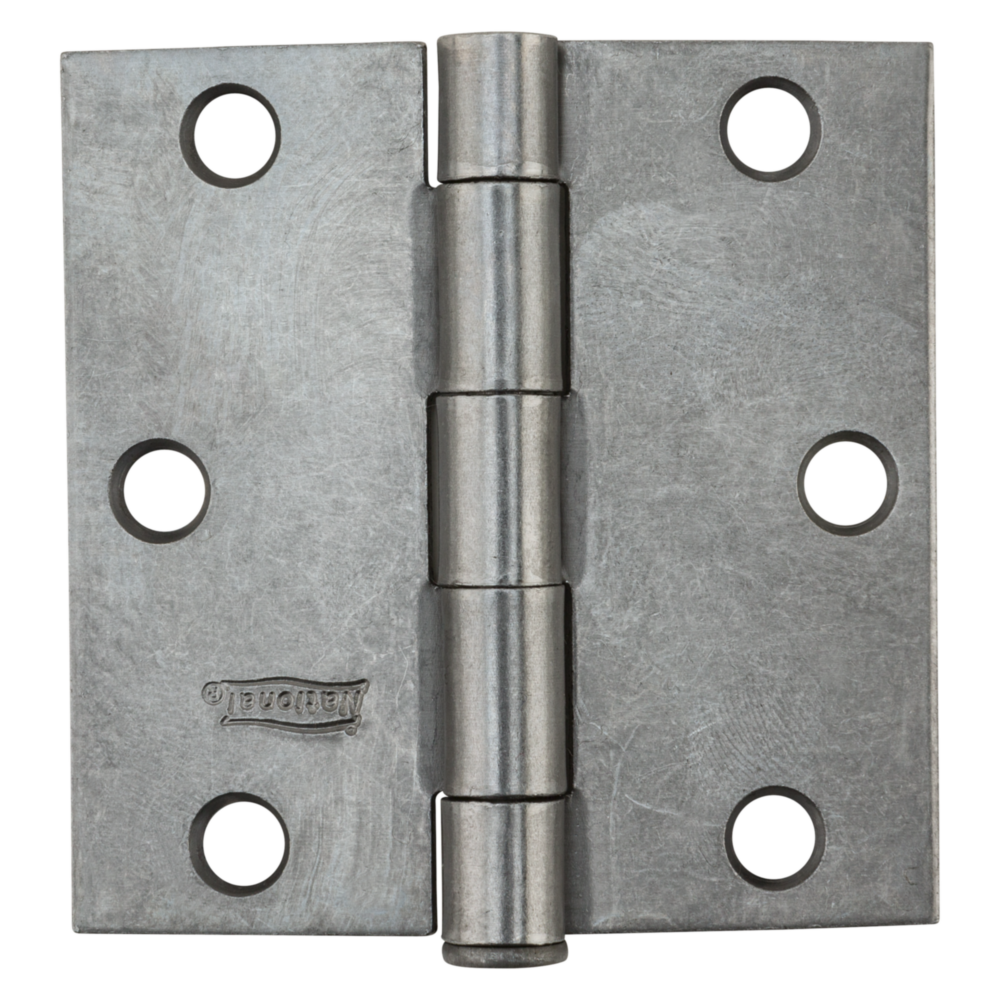 3-inch square plain steel broad hinge with removable pin for door hardware and home improvement under $50 collection