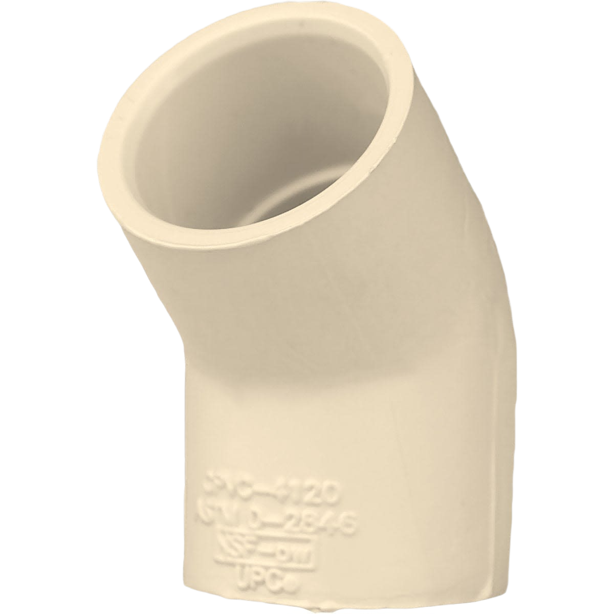 CPVC 45-degree slip elbow fitting for plumbing applications in Pipes & Fittings and Home Improvement collections under $50