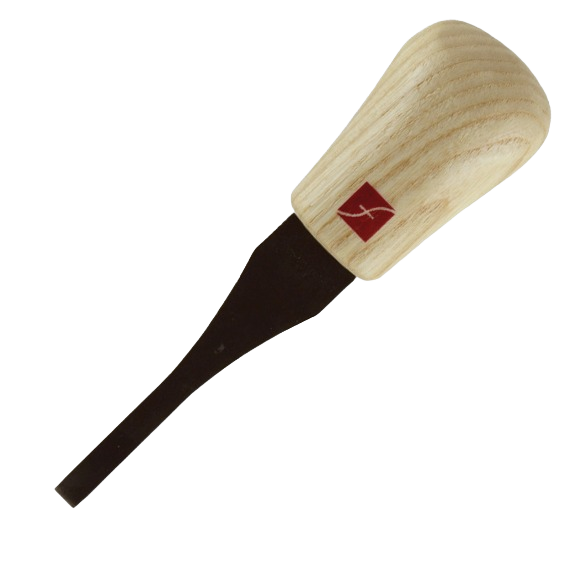 Small single bevel palm carving chisel with wooden handle for detailed woodworking projects under $50 collection