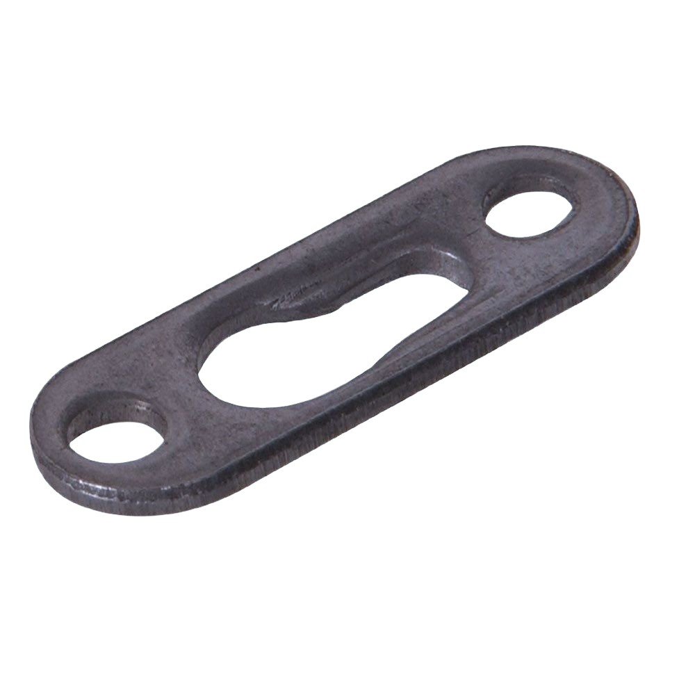Heavy duty metal keyhole hanger for secure mounting, ideal for hardware and fasteners in home improvement projects.