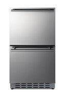 18" Wide 2-Drawer All-Refrigerator, ADA Compliant