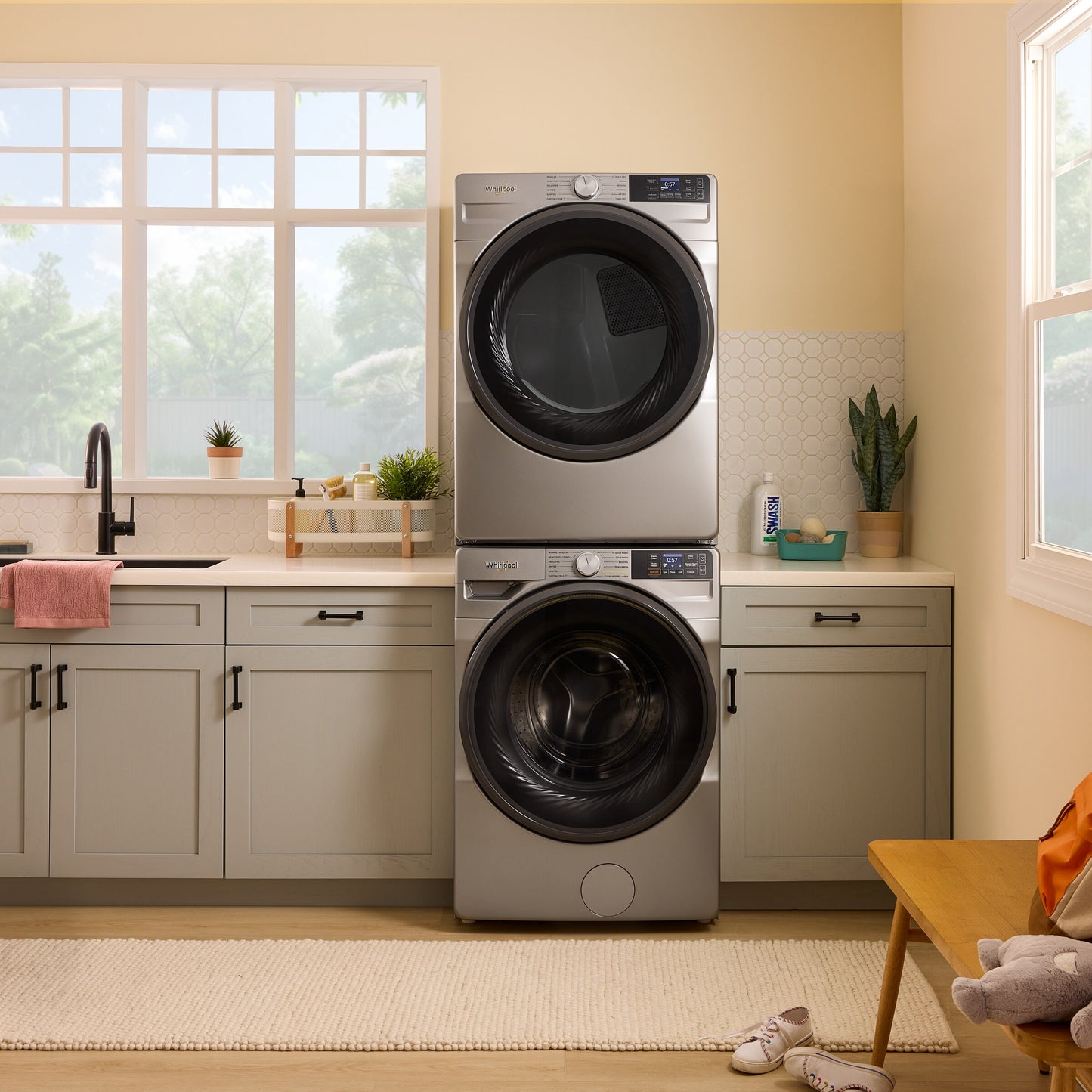 7.4 cu. ft. Smart Front Load ENERGY STAR® Electric Dryer with Wrinkle Shield™ Option