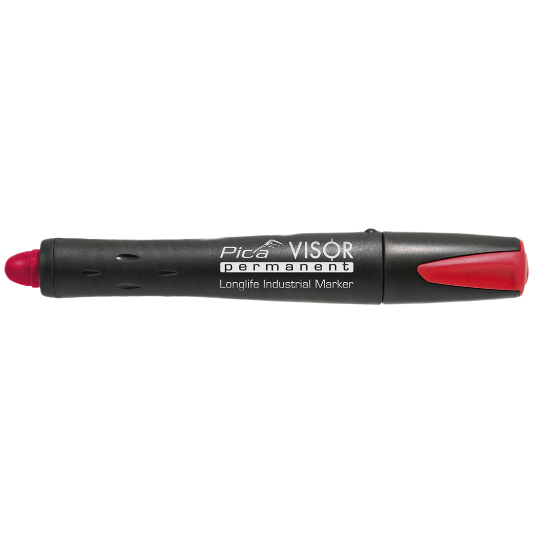 Refillable red permanent marker with twist mechanism for durable marking in woodworking and home improvement tools under $50 collection