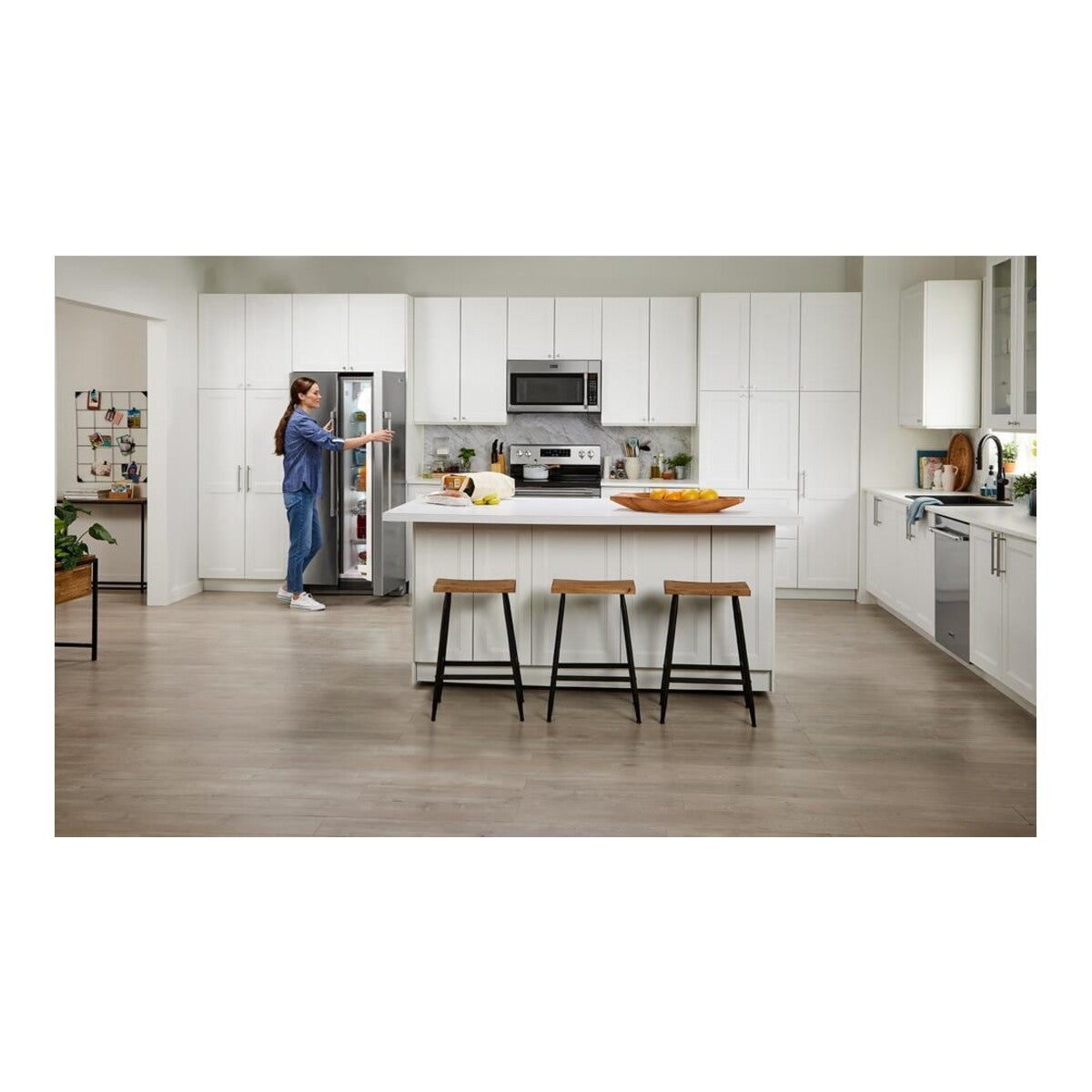 36-Inch Wide Side-by-Side Refrigerator - 25 Cu. Ft.