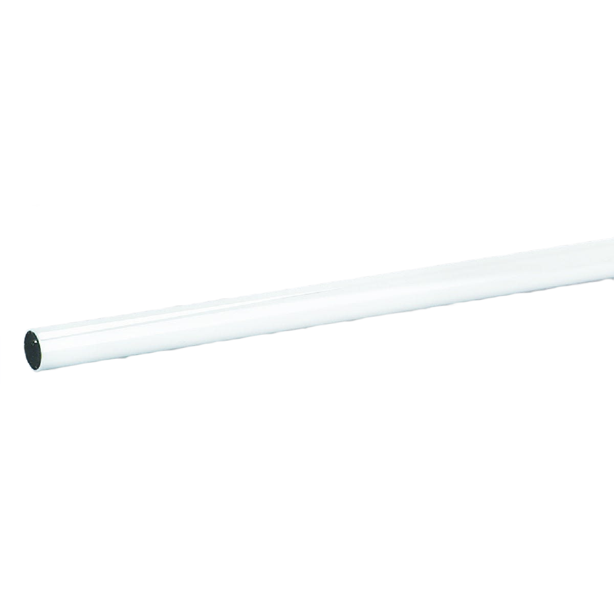 Chrome 2-foot closet rod with smooth finish for storage and organization in home improvement collections under $50