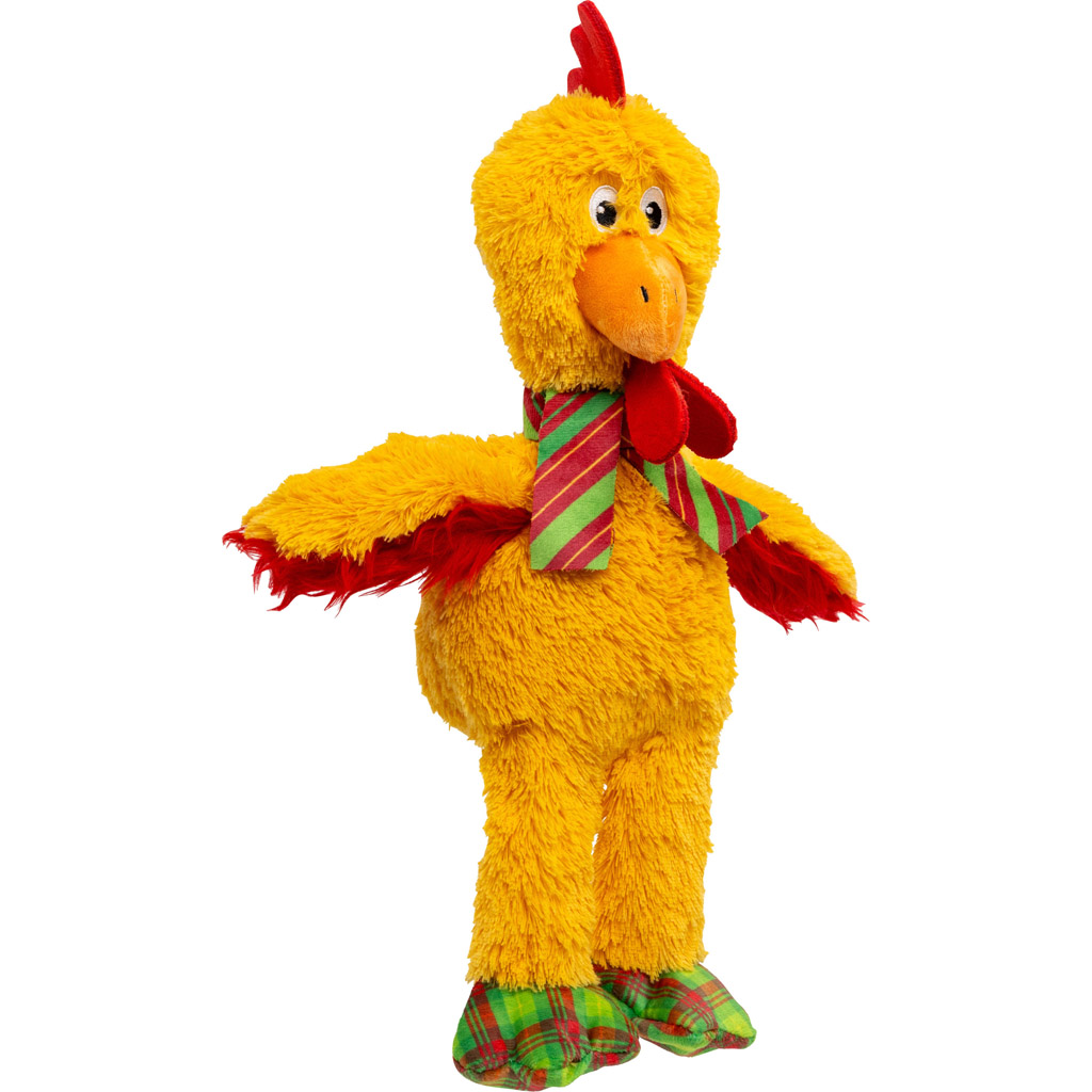 KONG Medium/Large Knots Chicken Rope Plush Christmas Dog Toy