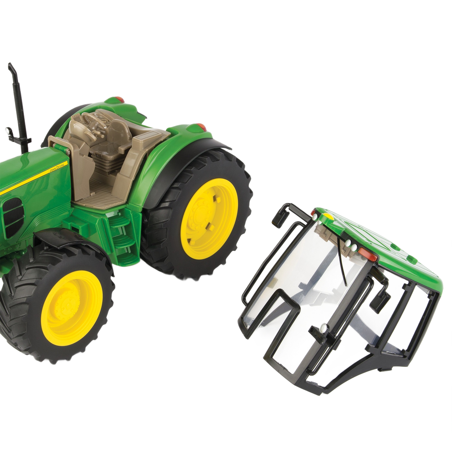 John Deere Big Farm 1:16 Scale Model 7330 Tractor with Bale Mover & Bale