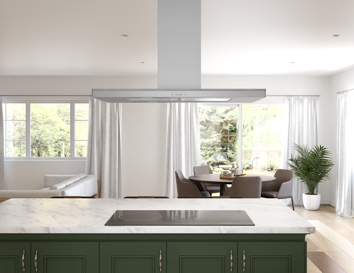 Luce Island Hood 90cm LED 600 CFM ACT