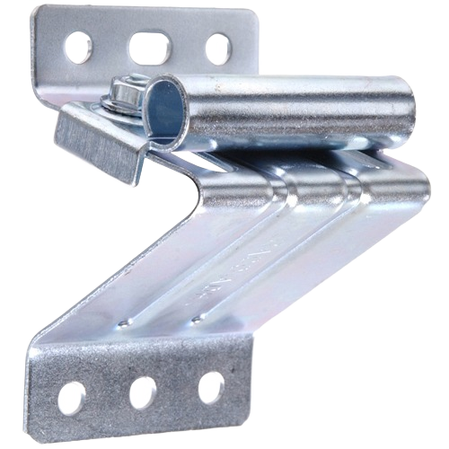 Adjustable galvanized steel top roller bracket for door hardware in tools and home improvement projects