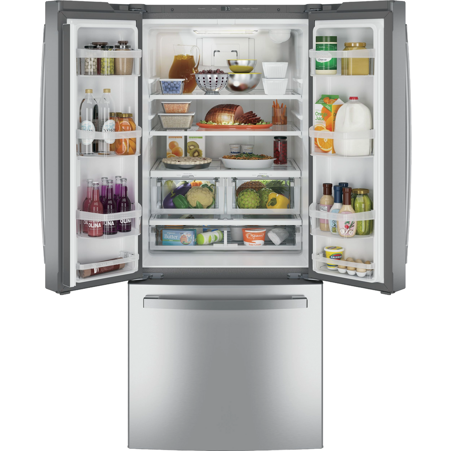 GE® ENERGY STAR® 20.8 Cu. Ft. French-Door Refrigerator