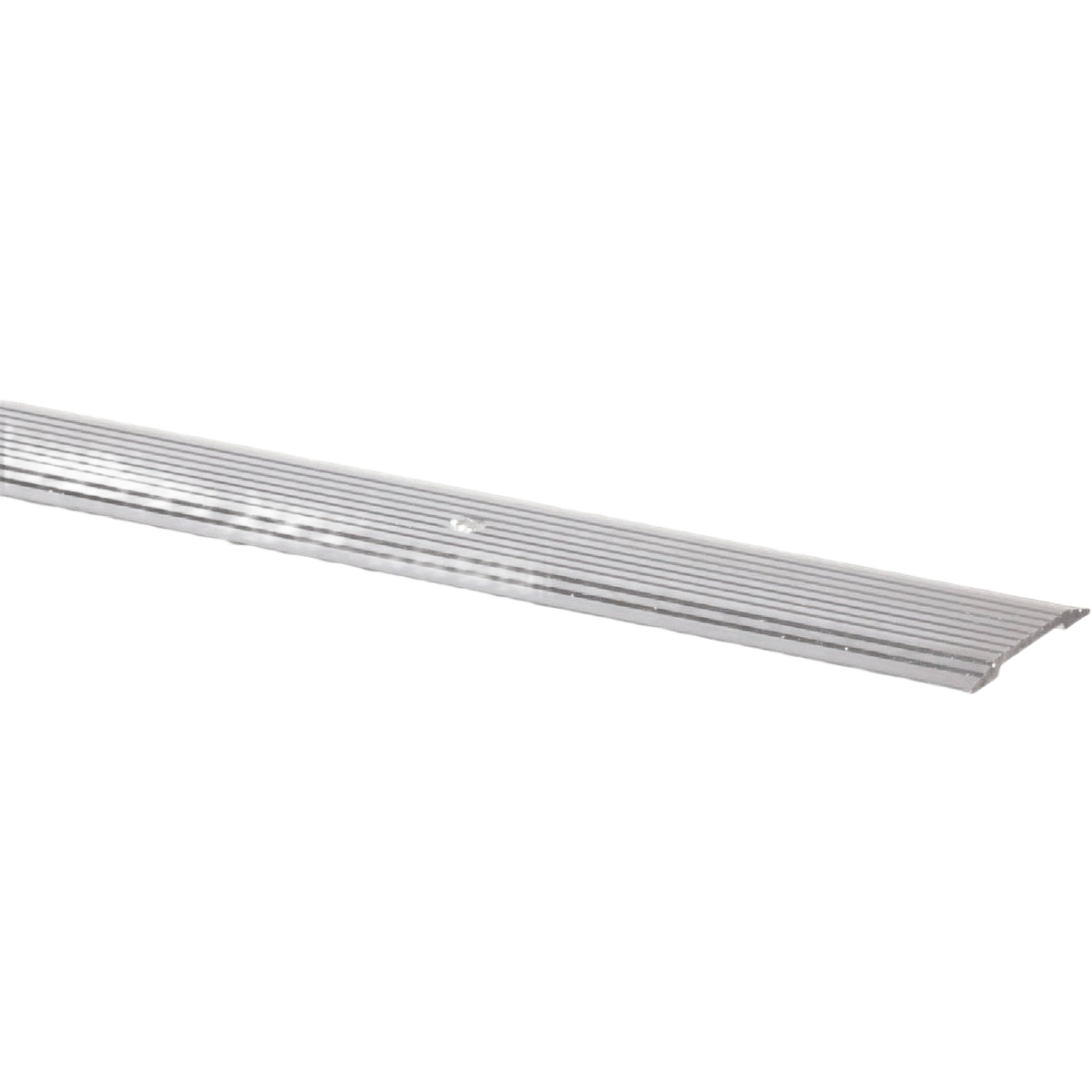 Silver satin aluminum seam binder strip with screw nails for flooring transition in tools and materials under $50 collection