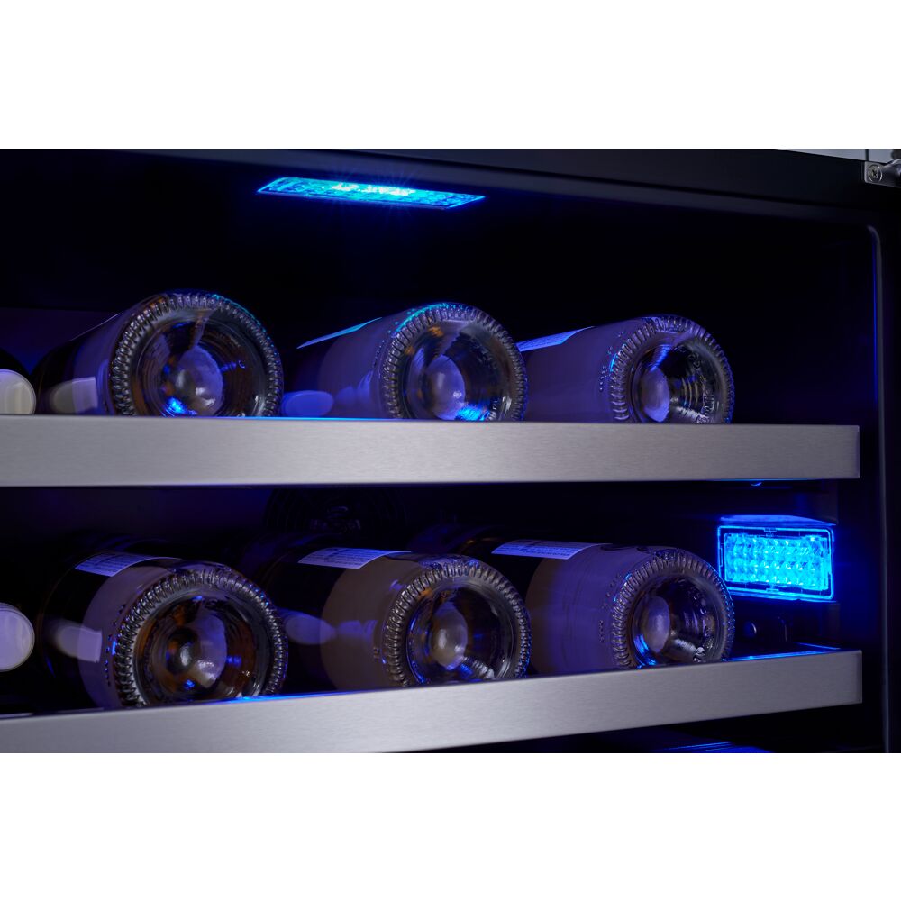 ADA Wine Cooler 24", Reversible, Dual Zone