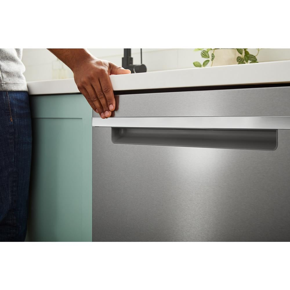 Whirlpool® 24-Inch Top Control Dishwasher with Total Coverage Wash and Auto Open Air Dry in Fingerprint Resistant Stainless Steel