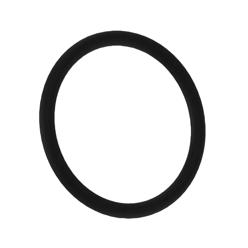 Black rubber O-ring gasket seal for home improvement and machinery maintenance applications