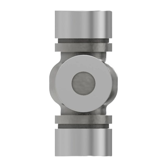 Heavy-duty metal cross and bearing assembly component with polished finish for tools and home improvement use