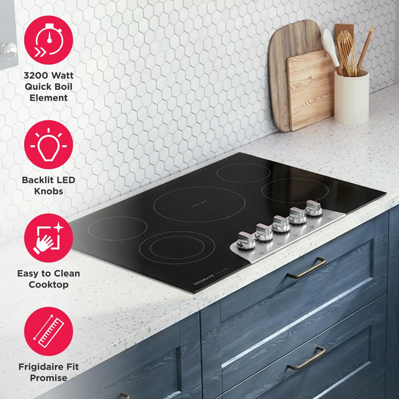 30" Electric Cooktop