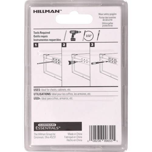 Hillman satin nickel broad hinges installation instructions for cabinet and furniture hardware in home improvement projects