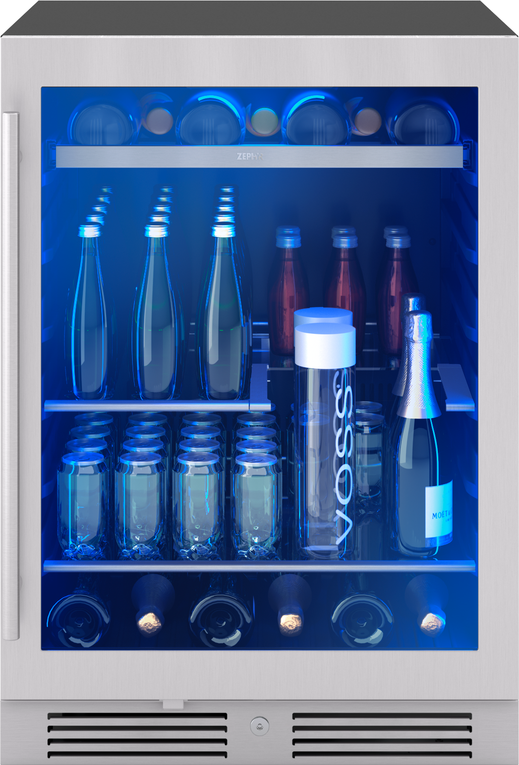 Beverage Center 24", Reversible Single Zone