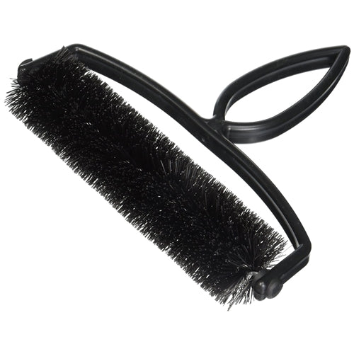 Wide faced rolling brush with dense black bristles and ergonomic handle for efficient screen cleaning in home improvement tools collection