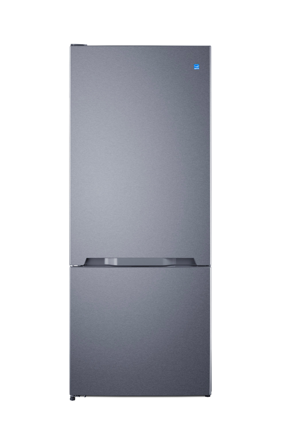 Stainless steel bottom mount refrigerator-freezer with minimalist design in Appliances and Kitchenware at Hartville Hardware
