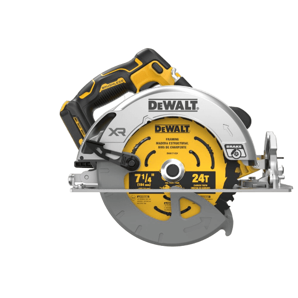 Cordless 7-1/4 inch circular saw with brushless motor designed for woodworking in power tools collections